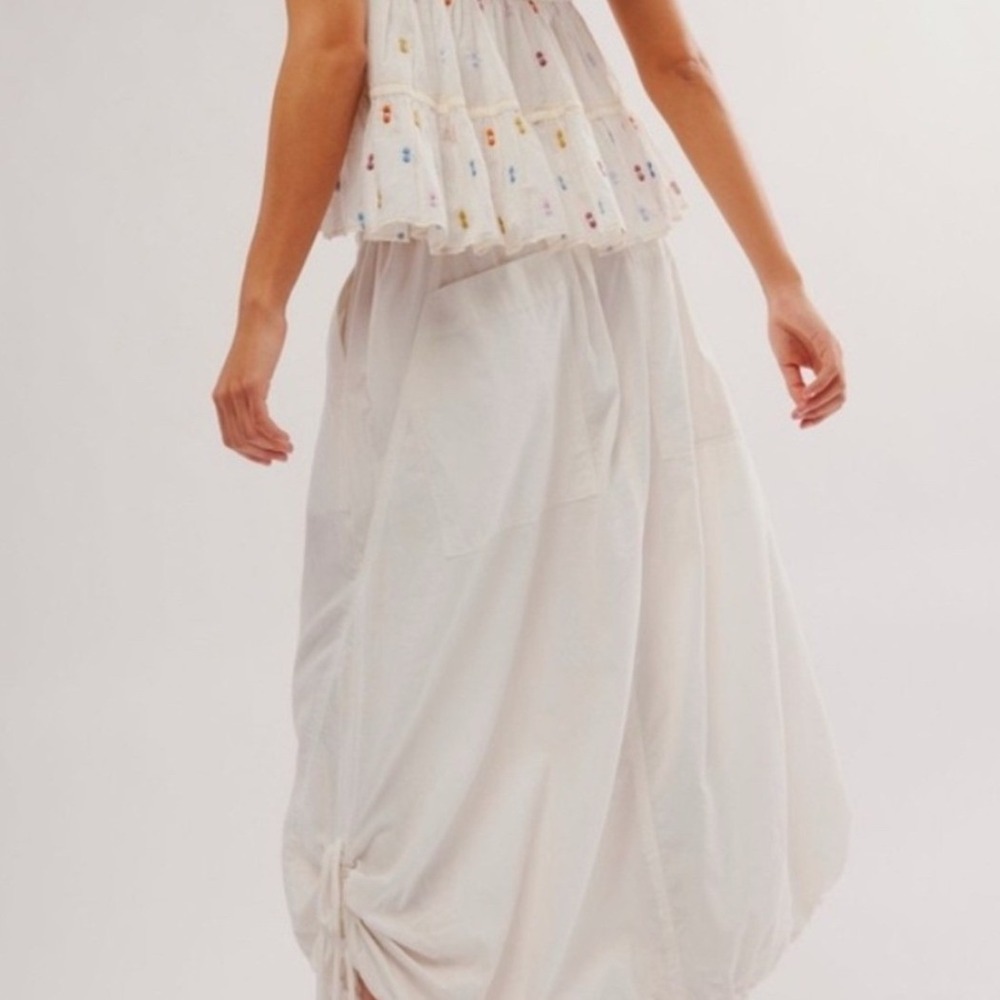 NWT‎ Free People Picture Perfect Parachute Maxi Skirt Small - Picture 2 of 9